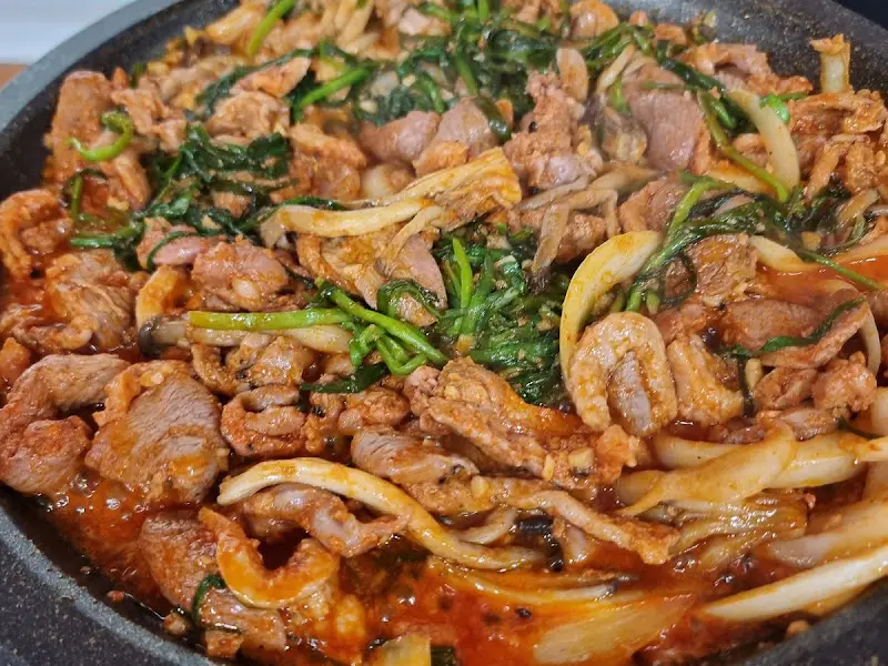 오리 반반 구이