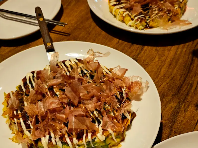 오코노미야끼 근접샷