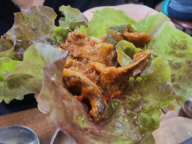 멸치쌈밥 한 쌈