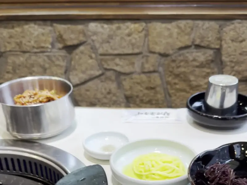 맛찬들 서면점의 기본 반찬