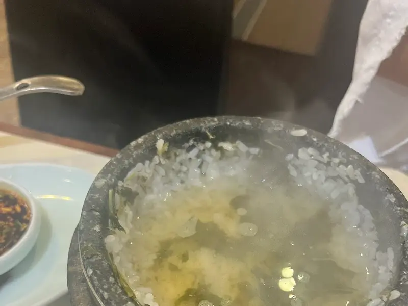 맛찬들 서면점의 누룽지