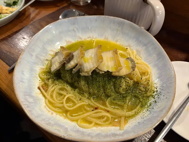 전복 알리오 올리오