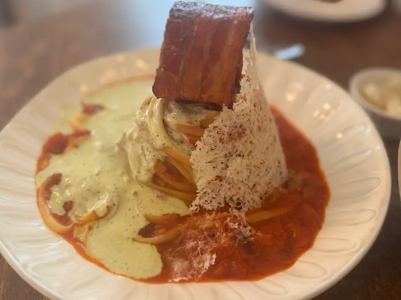 슈렉 베이컨 토마토 파스타