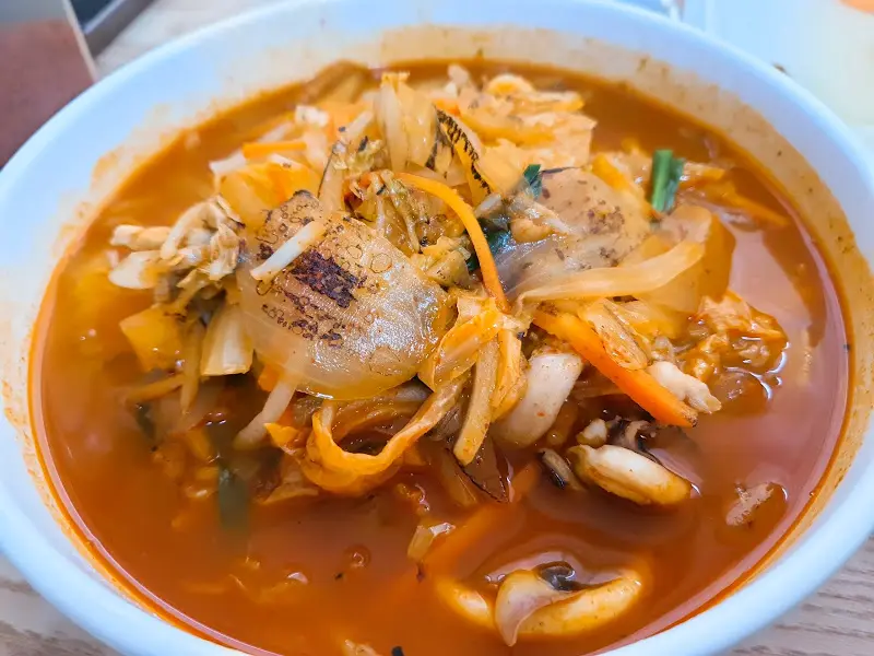 가야성 짬뽕 클로즈업