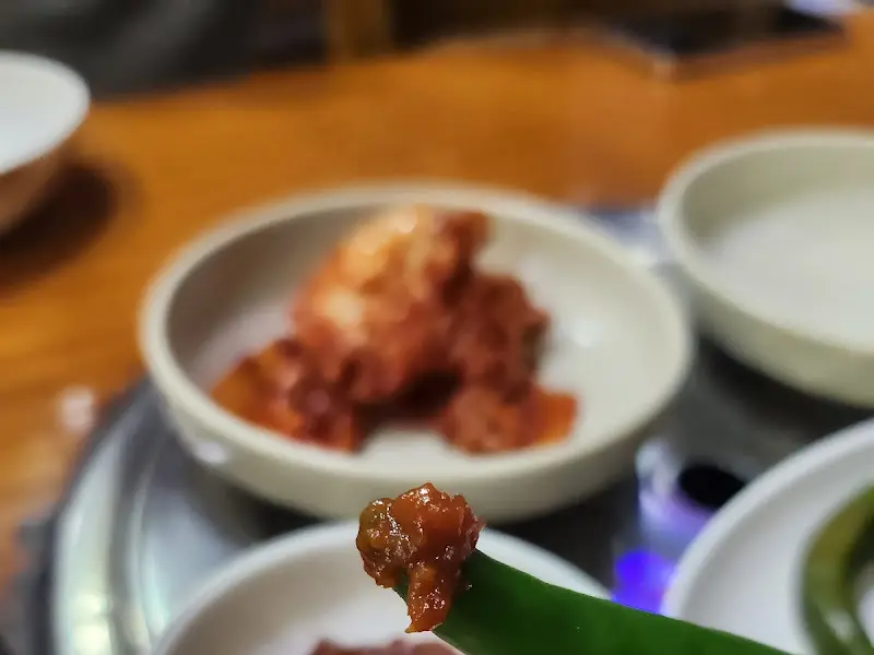 오이고추에 쌈장