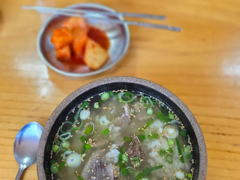 하나나주곰탕 곰탕 디테일 컷