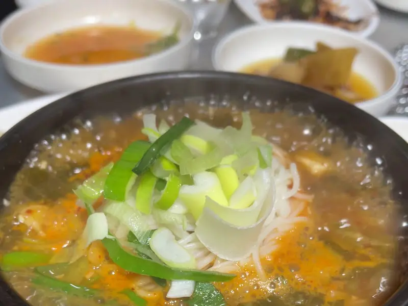 된장소면의 비주얼