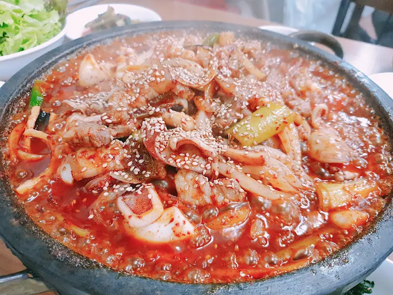 오삼불고기 클로즈업