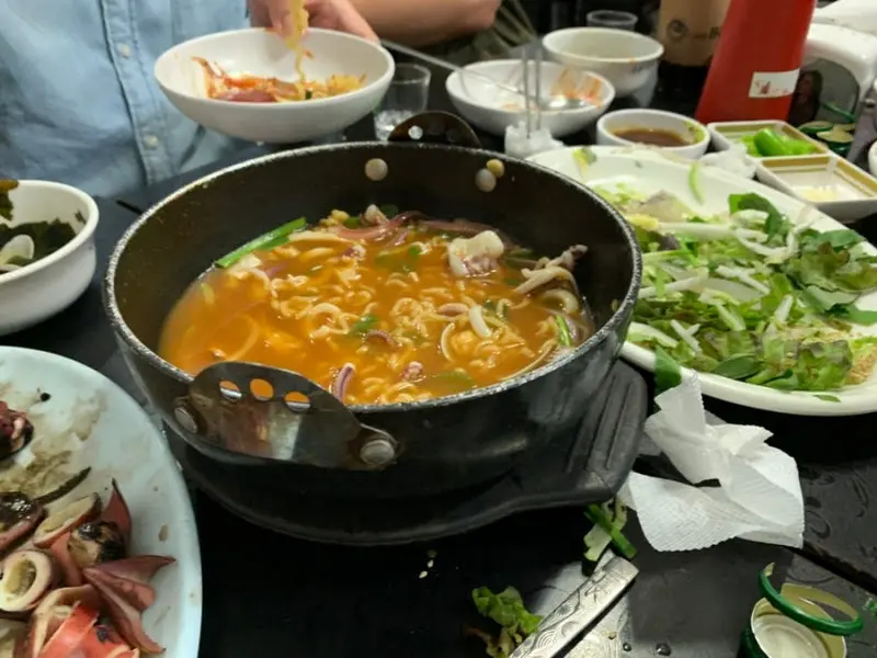 바지락라면