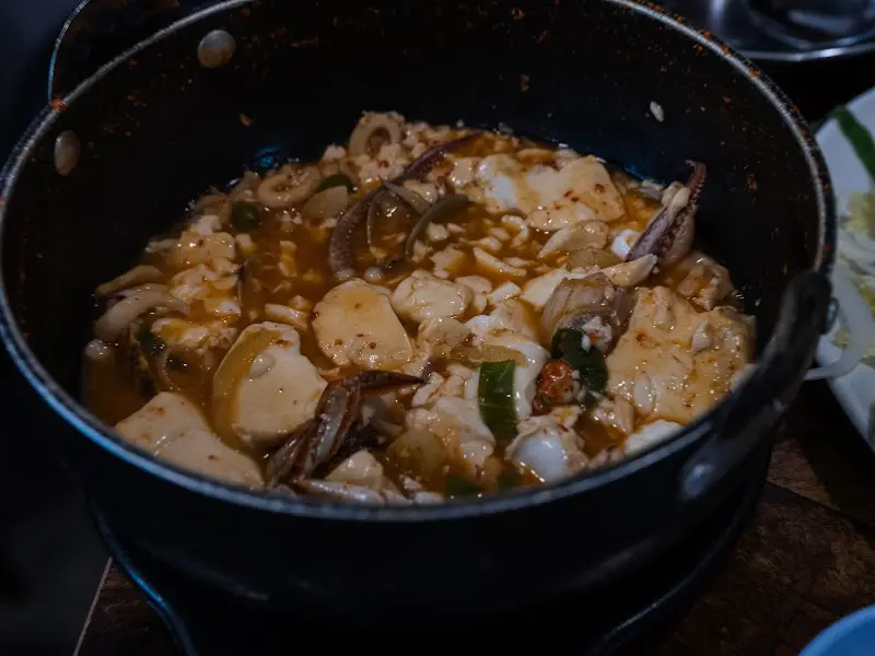 오징어 두부탕