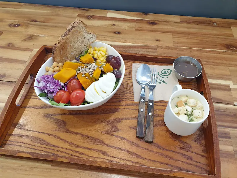 스테이크 쉬림프 샐러드