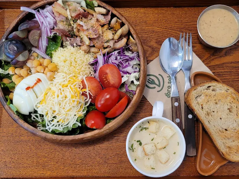 샐러드와 소스, 스프