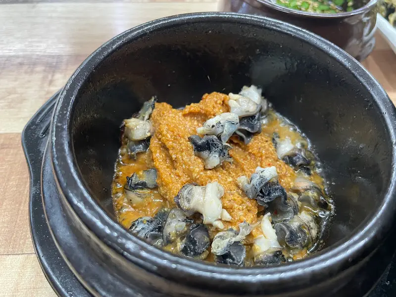 우렁쌈장의 클로즈업