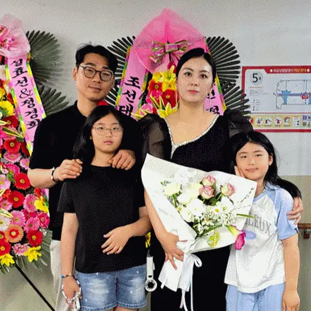 행복한 가족 사진