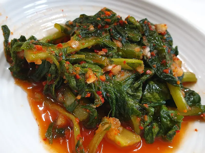 서부냉면 열무김치