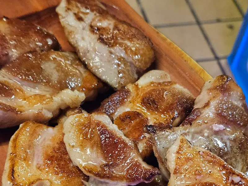 맛있는 목살과 껍데기