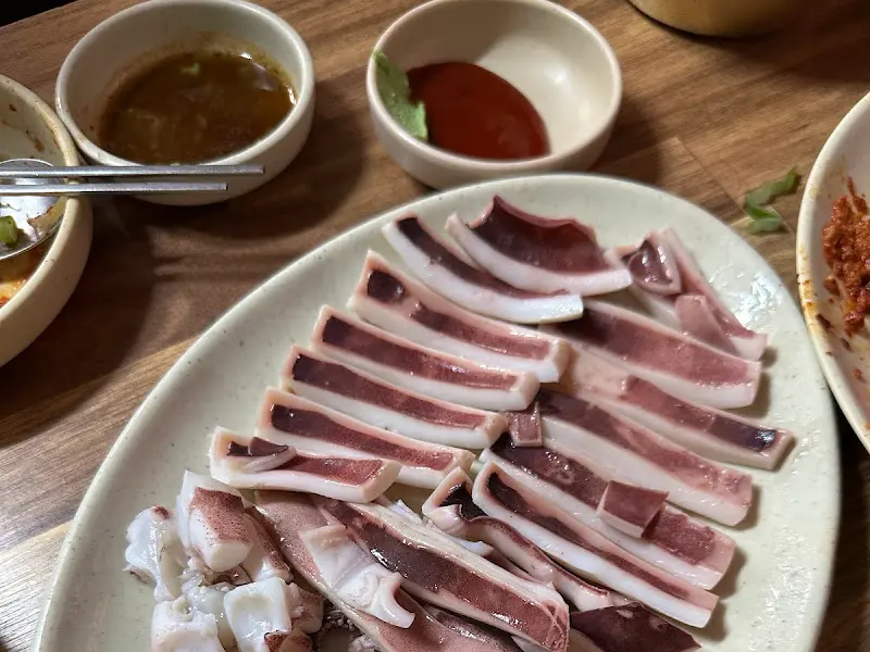 여수식당 오징어데침