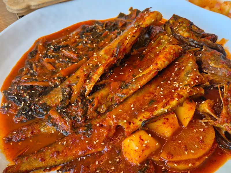 매콤달콤한 코다리 시래기 조림