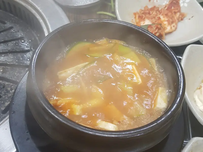 미정숯불갈비 된장찌개