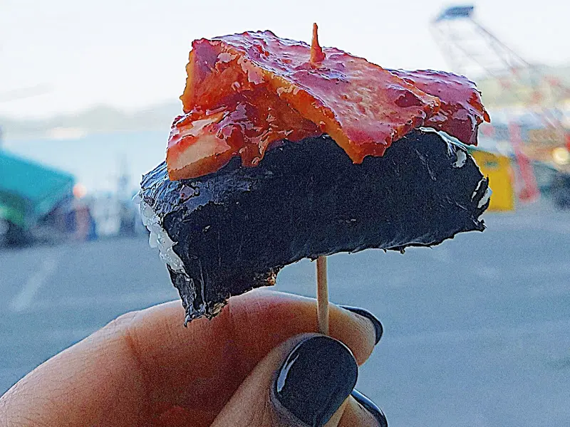 오징어와 김밥의 완벽한 조합