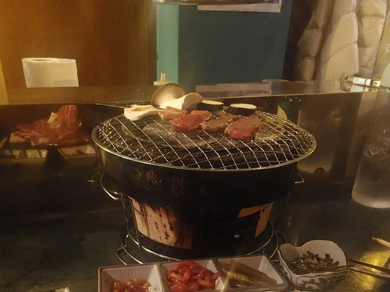 화로에 구워먹는 고기