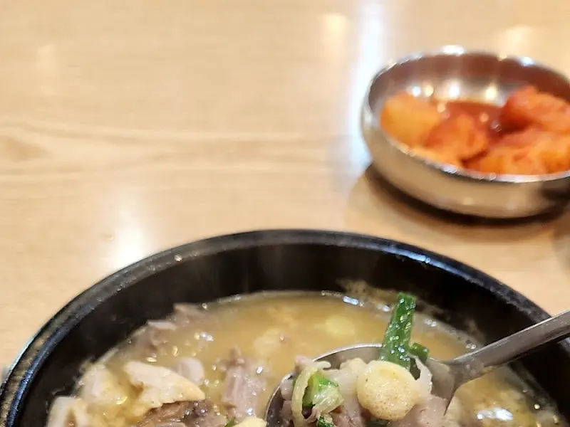 순대국과 깍두기