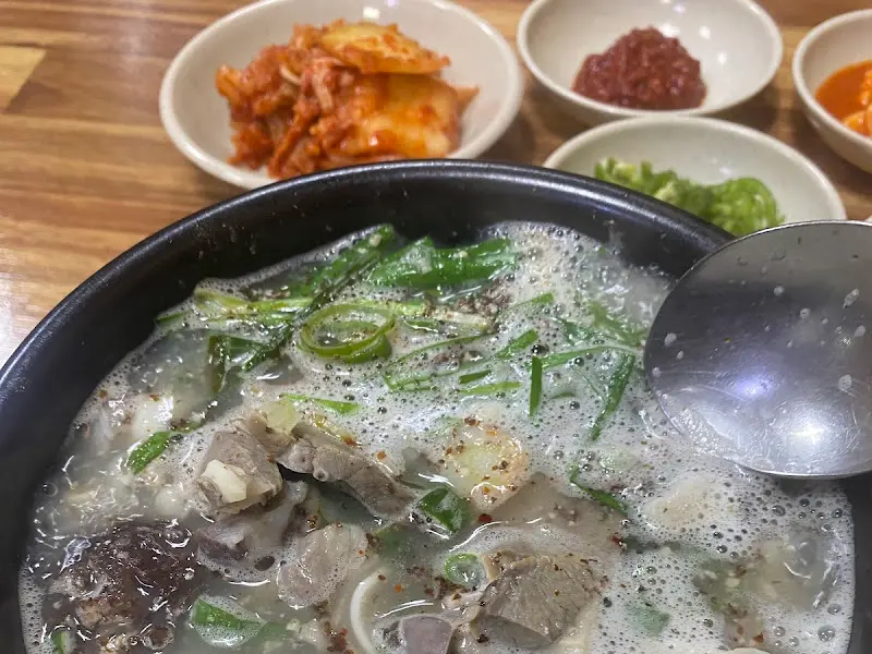 순대국 국물