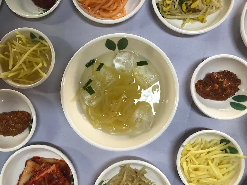 밑반찬 클로즈업