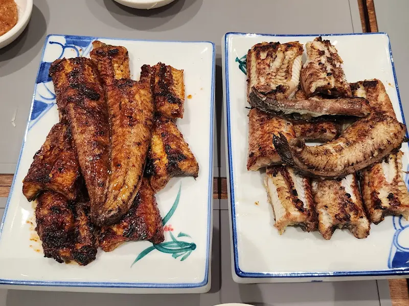 장어와 쌈 채소