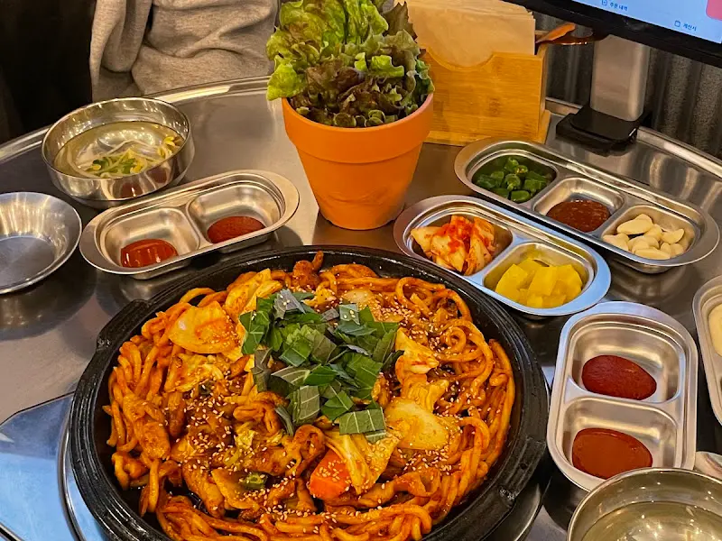 화랑대곱창 기본 상차림