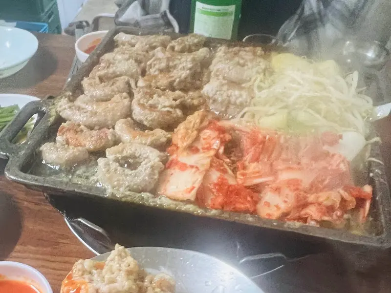 곱창과 김치