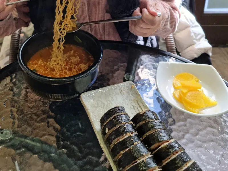 라면과 김밥