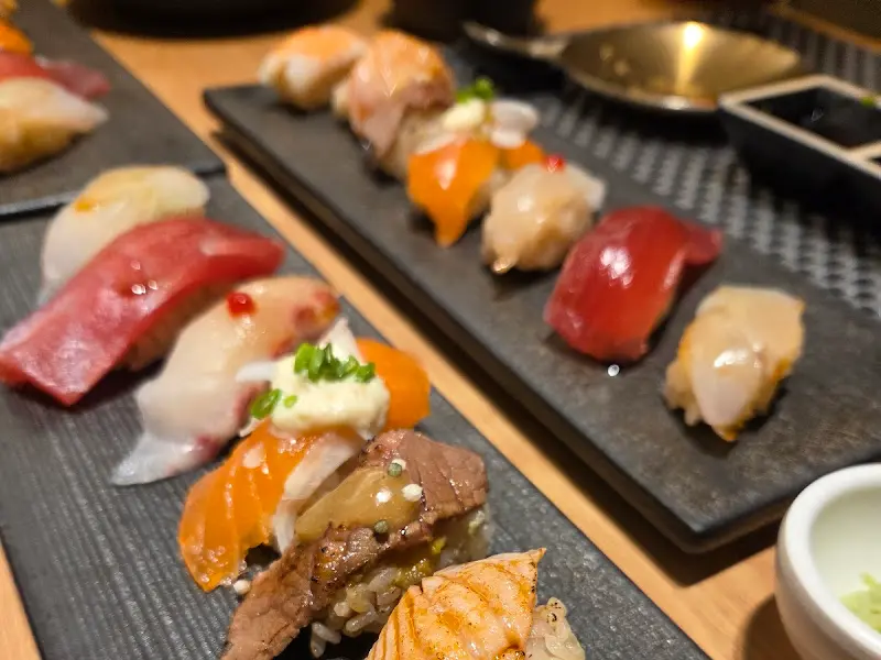 다양한 종류의 초밥