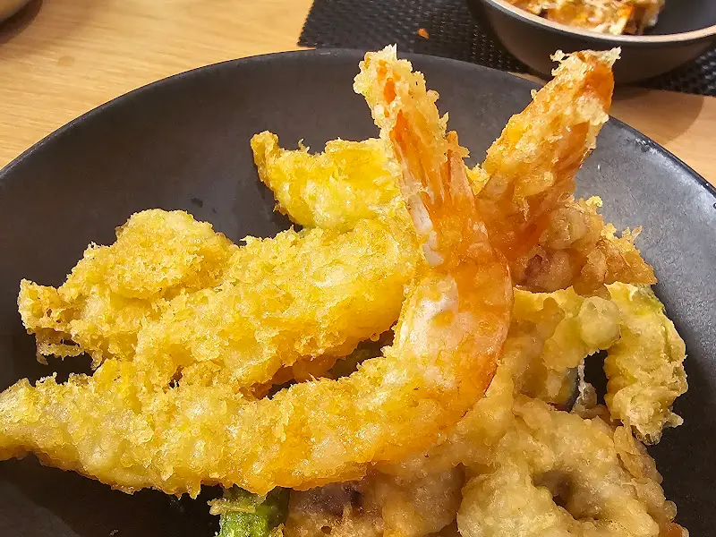 바삭함이 살아있는 튀김