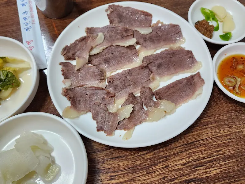 광명 평양냉면 차돌수육