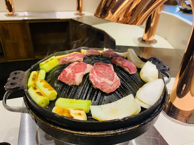 숯불 위 양갈비