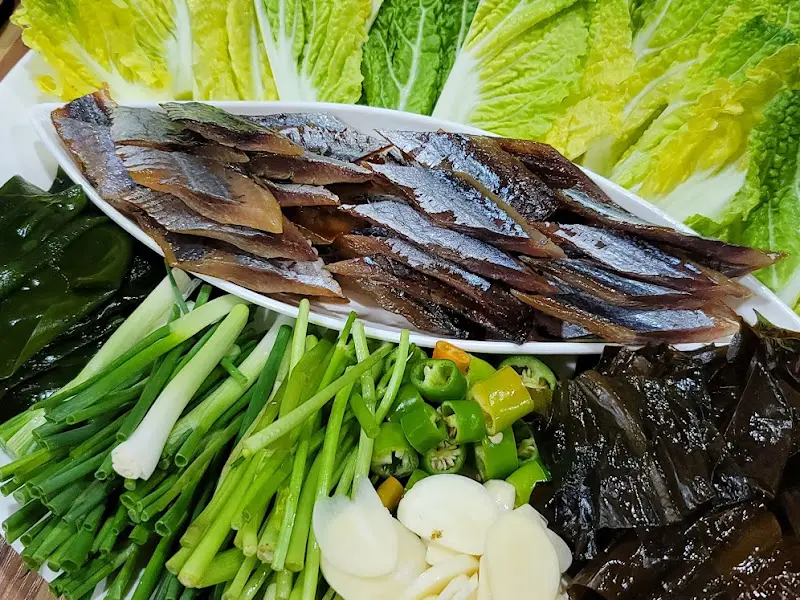 울진막회 과메기