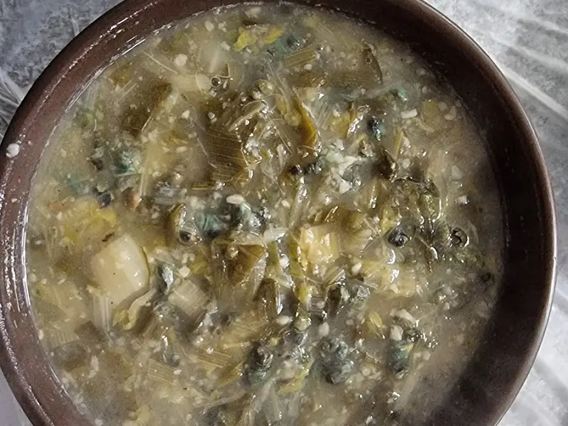 영호골식당 골부리국 클로즈업