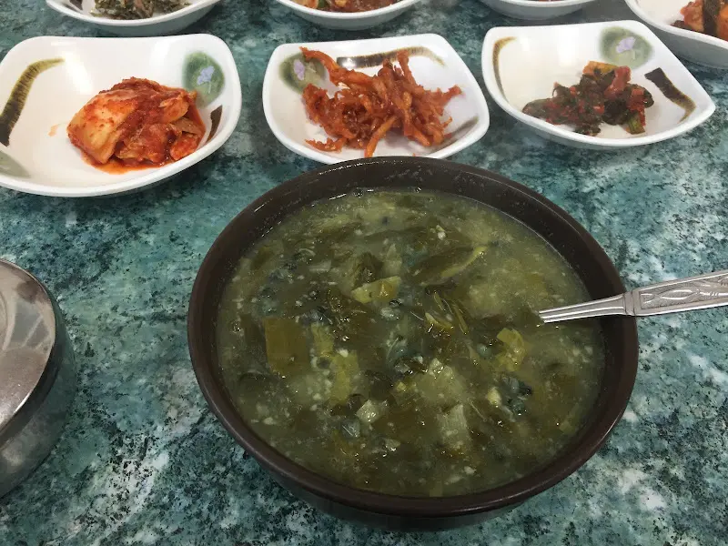 영호골식당 전체 상차림
