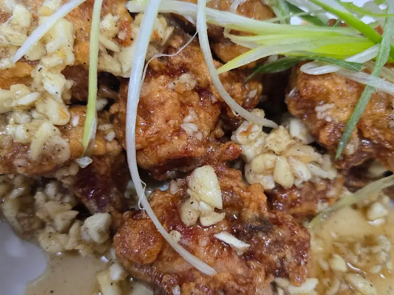 마늘통닭 근접샷