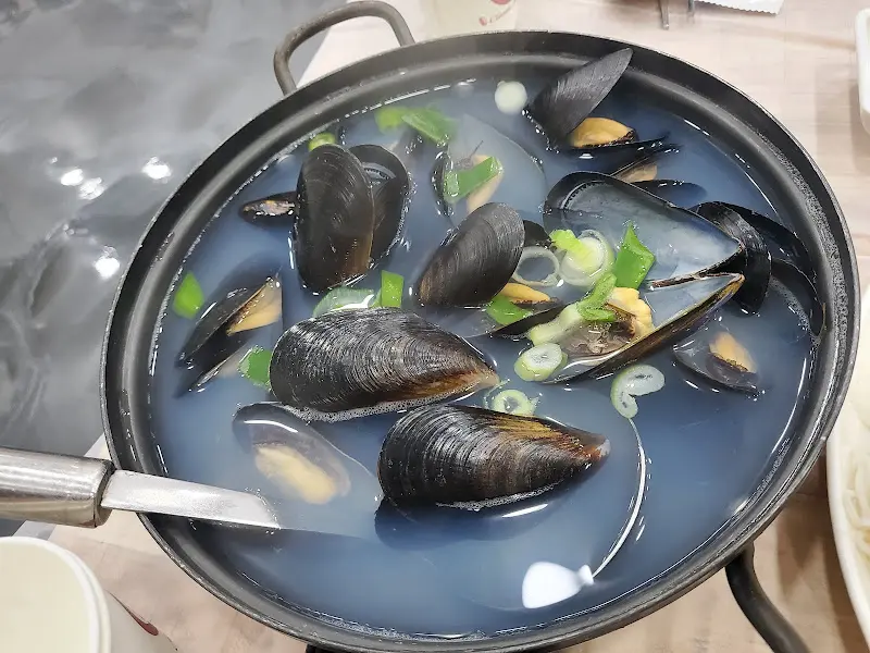 홍합탕의 시원한 국물