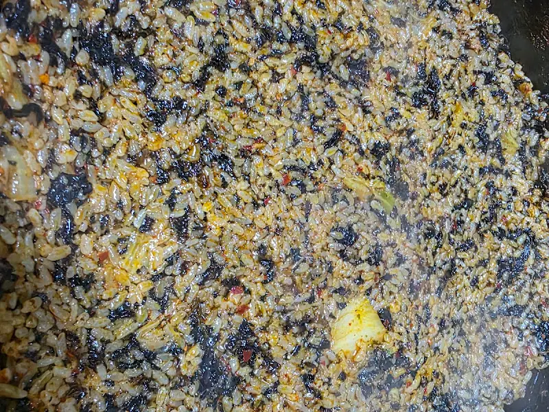 돼지찌개 볶음밥