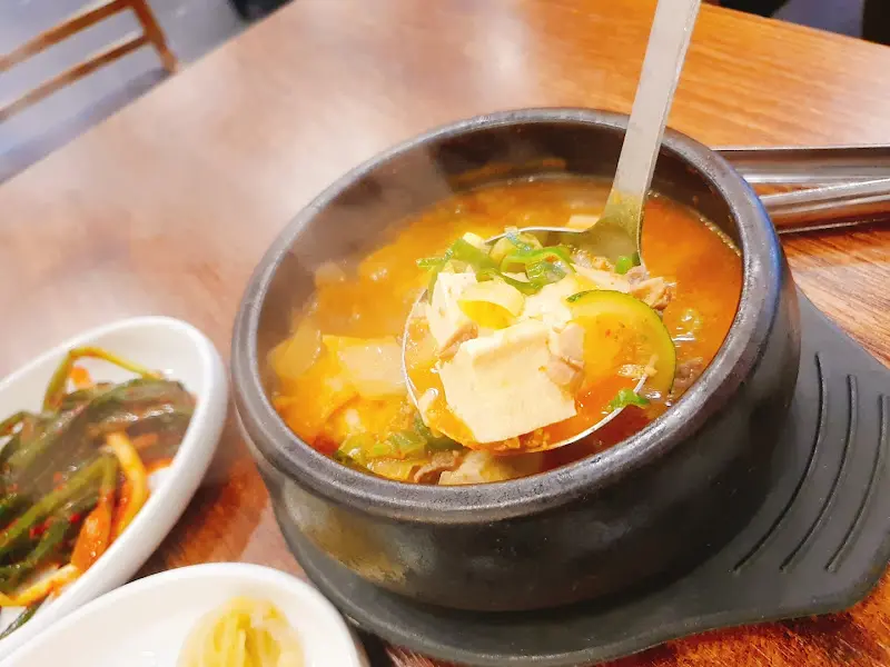 된장찌개 한 상 차림