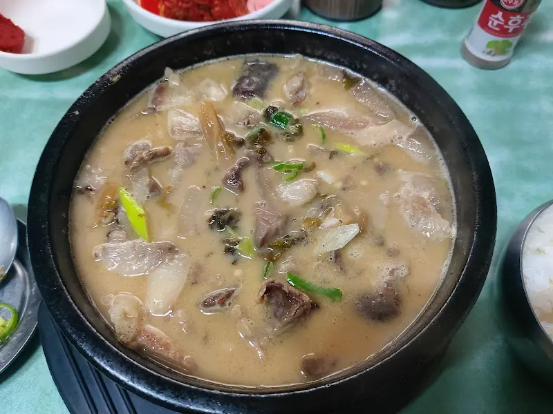 순대국밥의 자태