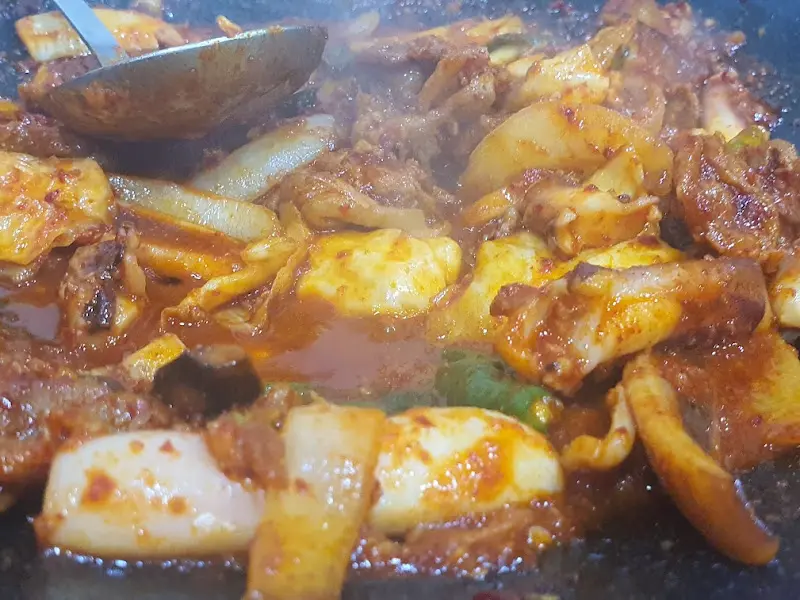 약수터 오삼불고기