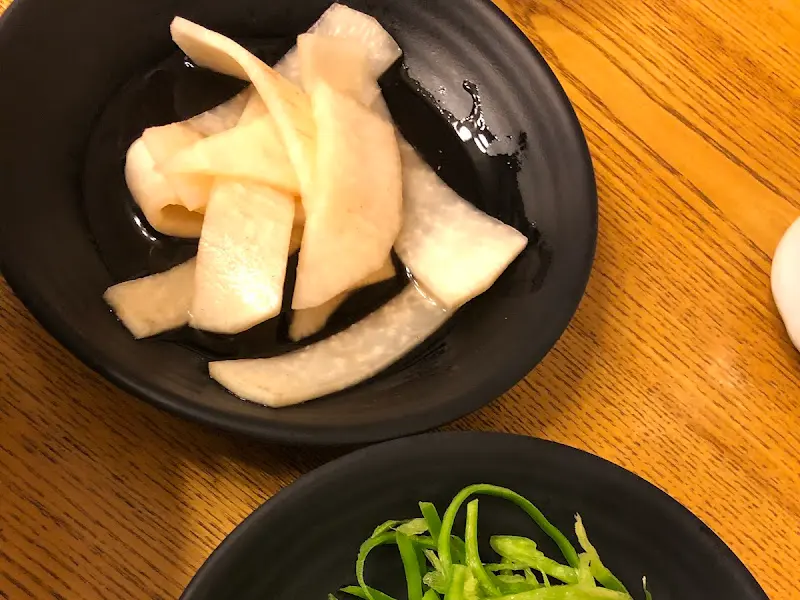 고여사집 냉면의 곁들임 메뉴