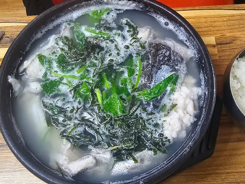 물메기탕의 시원함