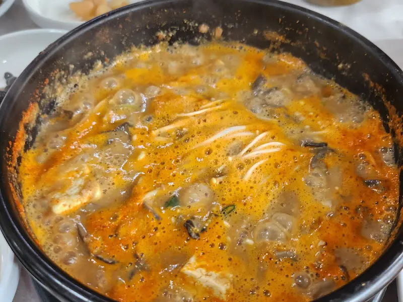 은행집에서 맛볼 수 있는 다양한 메뉴들