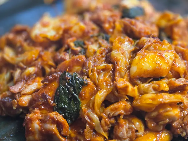 잘 익은 닭갈비