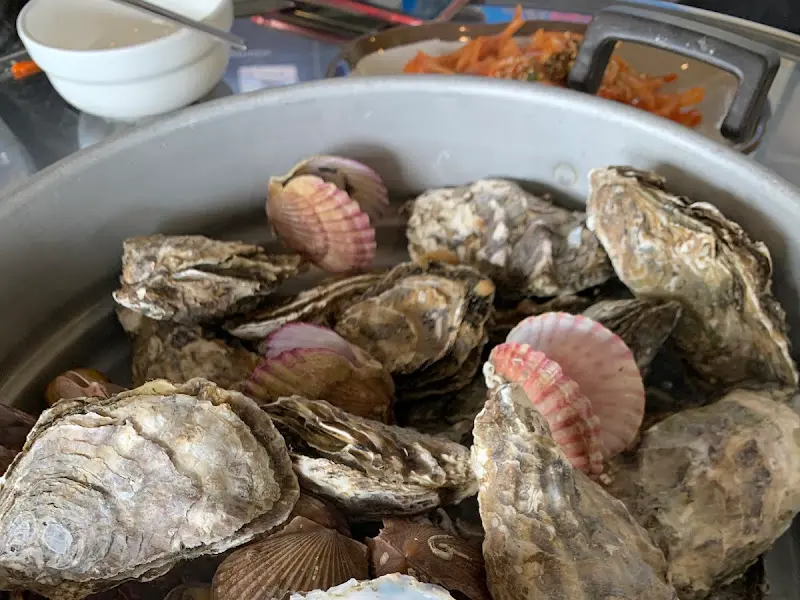 가리비와 굴찜 재료